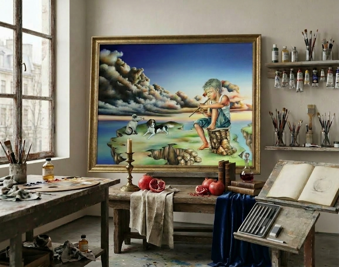song for vega surreal fantasy oil painting song for vega surreal fantasy oil painting